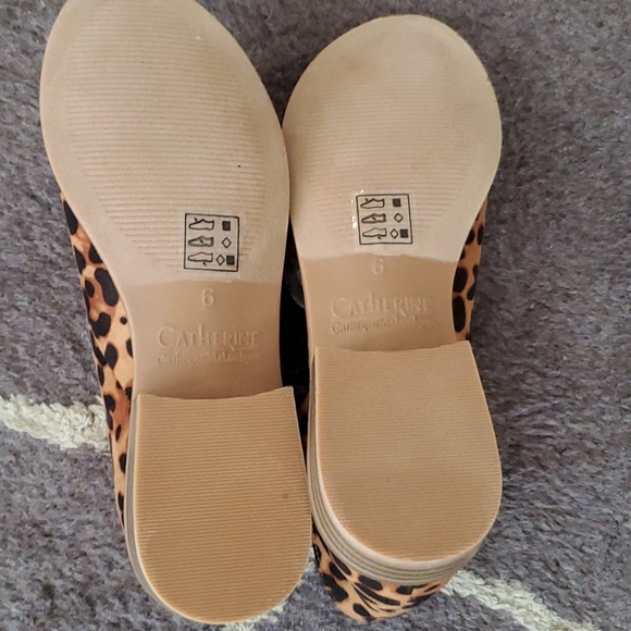 Catherine Malandrino Leopard print sandals - Picture 4 of 5